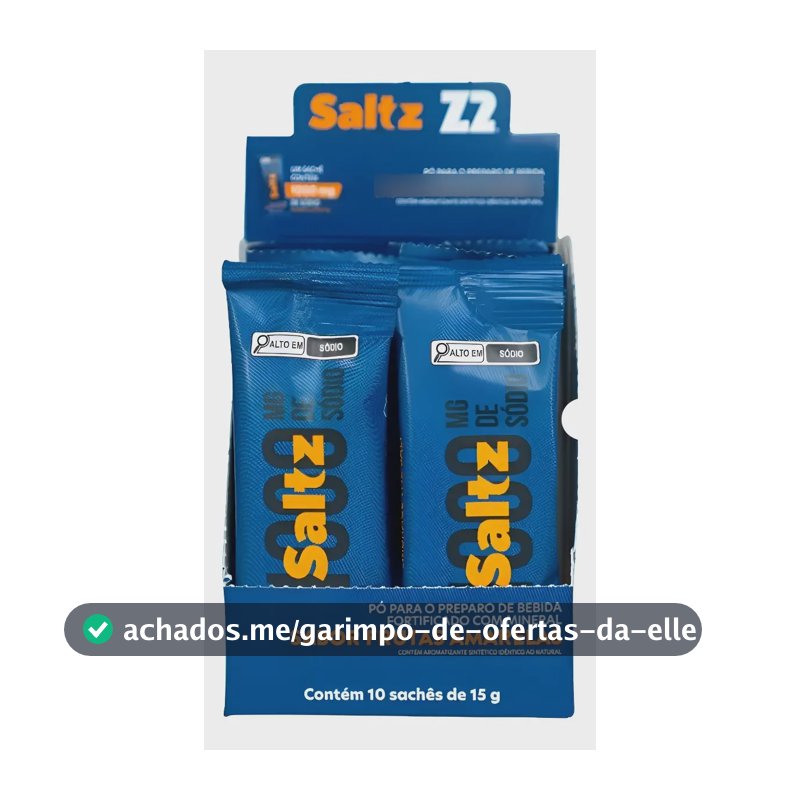 Z2 - Saltz 1000 Mg De Sódio - Cx 10 Sachês Frutas Amarelas