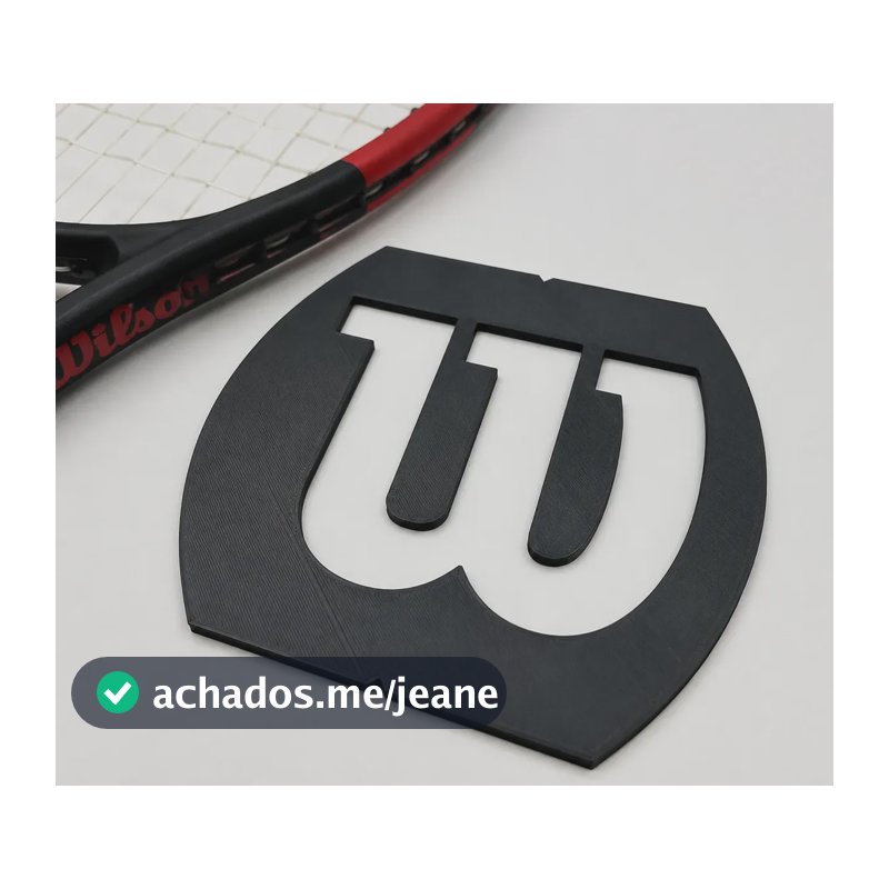 Stencil Máscara De Pintura Logo Wilson Para Raquete De Tênis