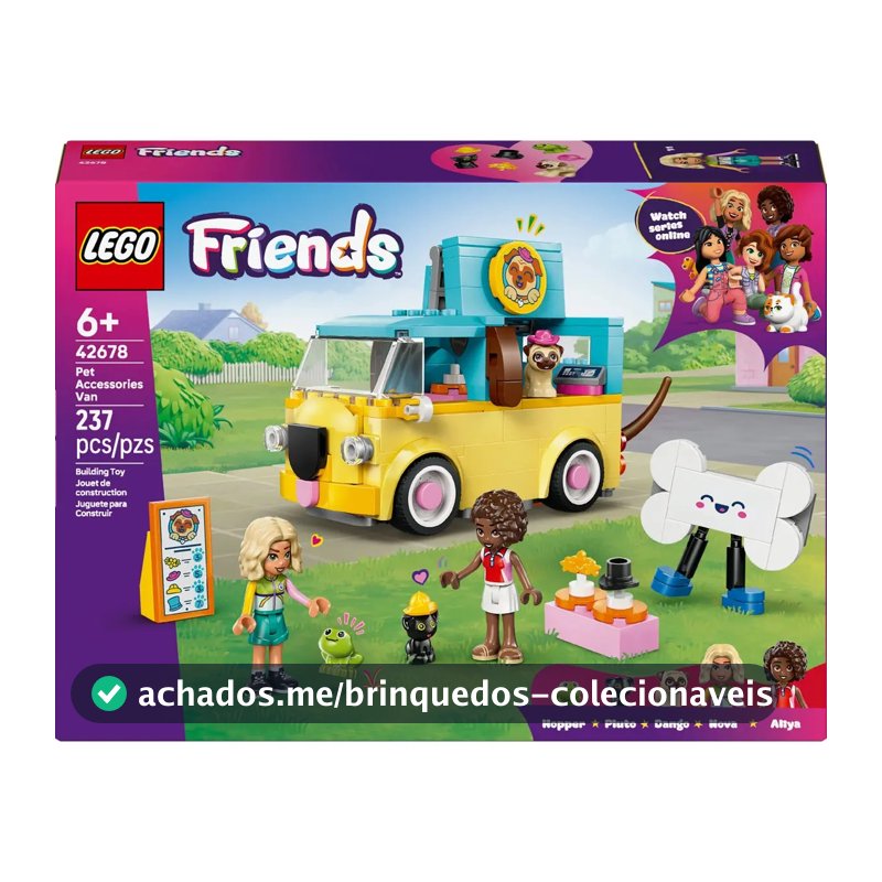 Lego Friends Van Acessórios Para Animais De Estimação 42678