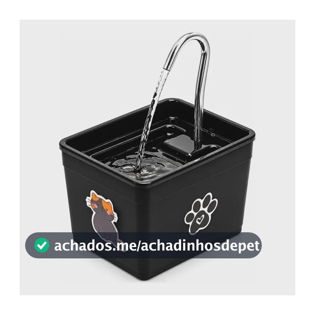 Bebedouro Gato Fonte De Água Para Gatos Torneira Silencioso