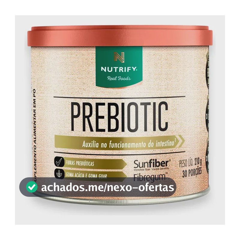 Fibra Nutrify Prebiotico Prebiotic em pó Sem sabor x 210g