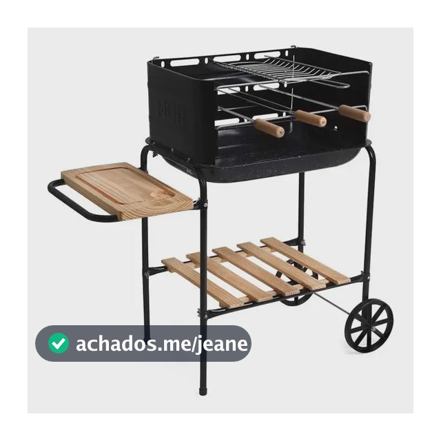 Churrasqueira a Carvão Mor Califórnia Esmaltada 49,5 cm