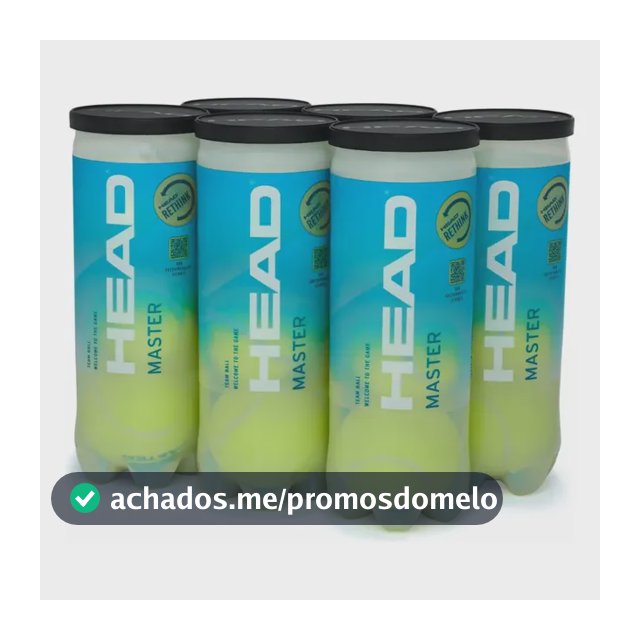 Bola De Tênis Head Master Pack Com 6 Tubos