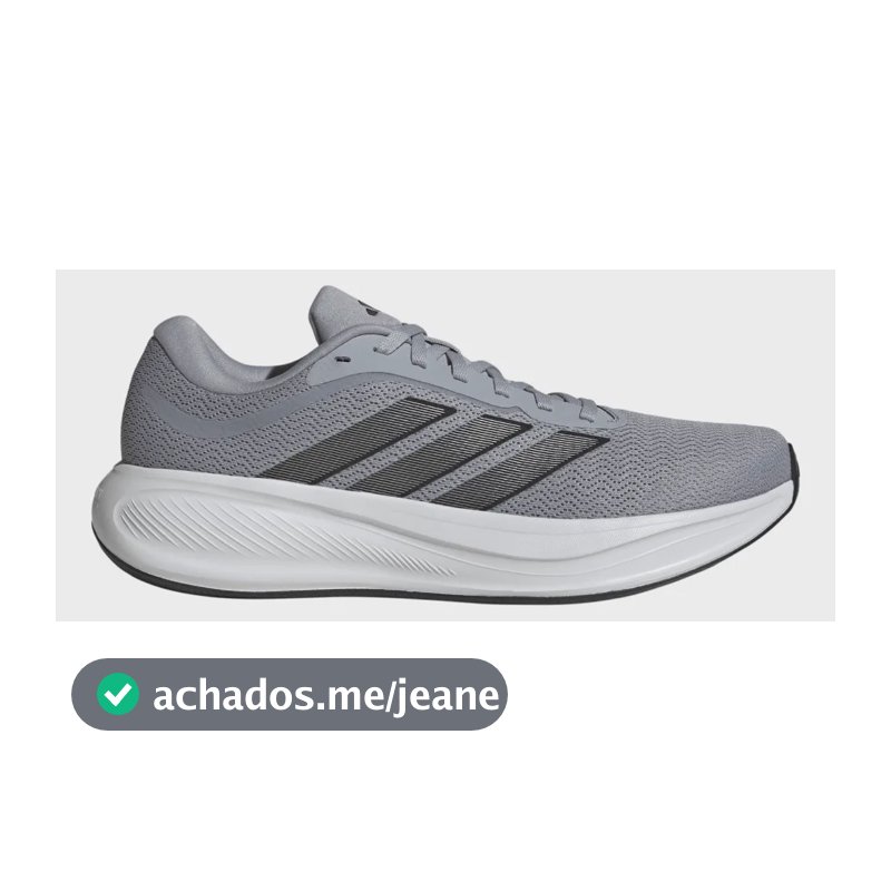 Tênis Masculino Response Runner 2 adidas Cinza Liso 41 Br