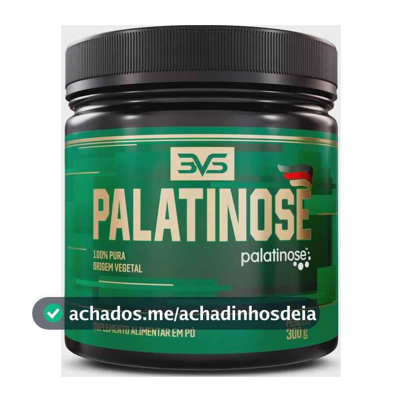 Palatinose 100% Pura - Fórmuila Avançada Com Baixo Índice Glicêmico E Insumos Importados - 300g