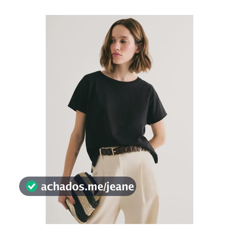 Blusa Feminina Regular Em Viscose Hering Preto M