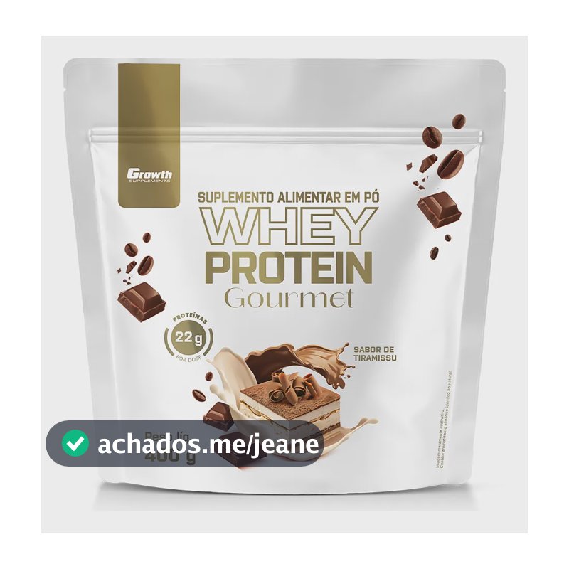 Whey Protein Gourmet 400g Growth Supplements - Tiramisu Tiramisu