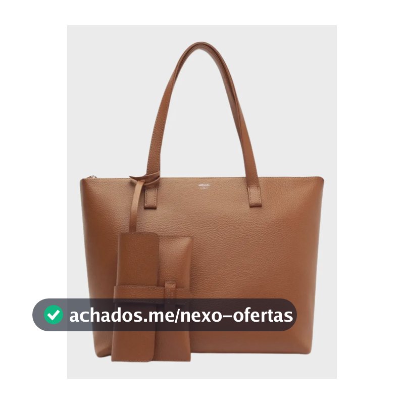 Bolsa Arezzo Shopping Grande Cor NEO CASTANHO