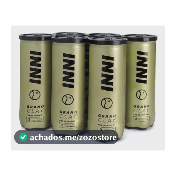 Bolas Tênis Profissional Inni Sports Grand Clay Premium 18 Unid