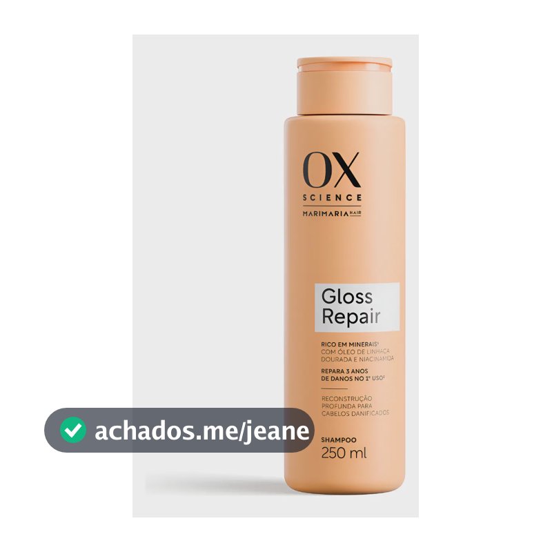 Shampoo Ox Science Gloss Repair 250ml