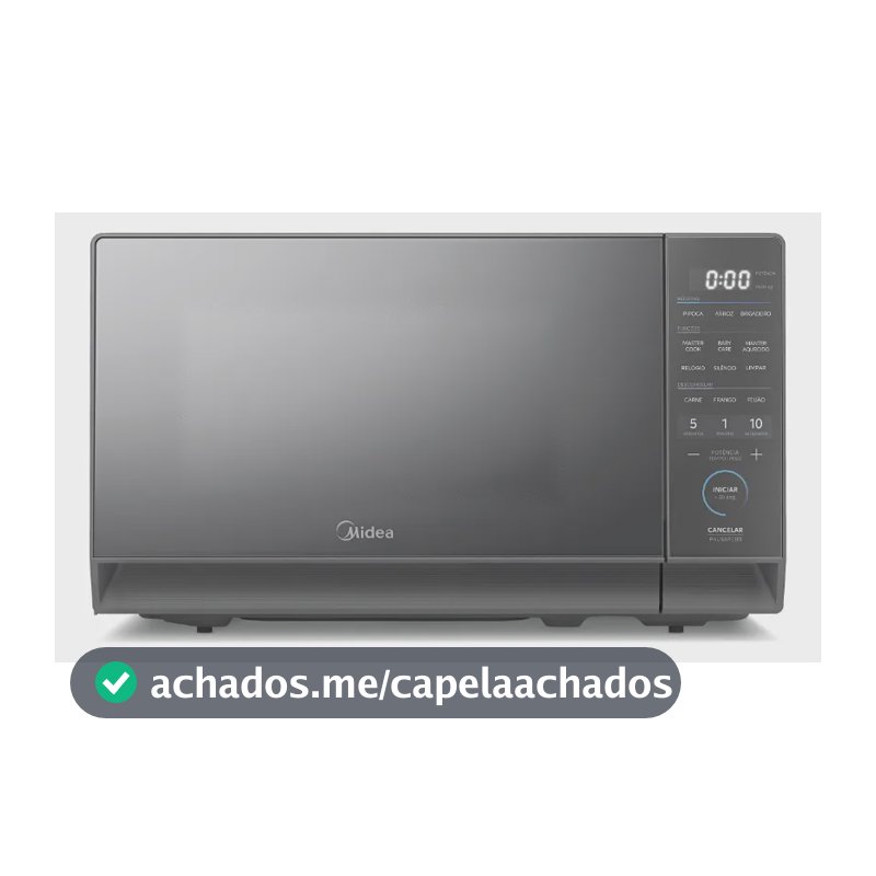 Micro-ondas 20l Prata Porta Espelhada Mastercook Midea