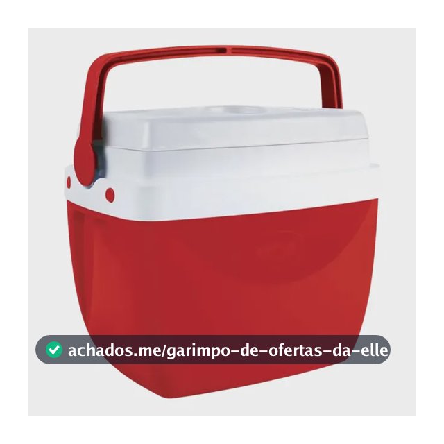 Caixa Térmica Mor 12 Litros Vermelha para Bebidas Geladas