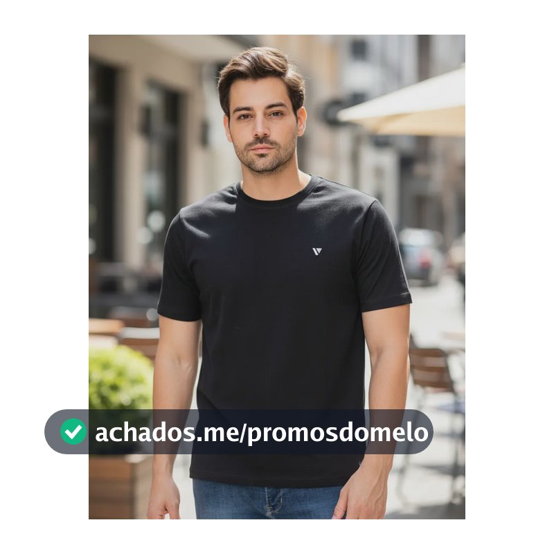 Camiseta Masculina Camisas Slim Voker 100% Algodão Atacado