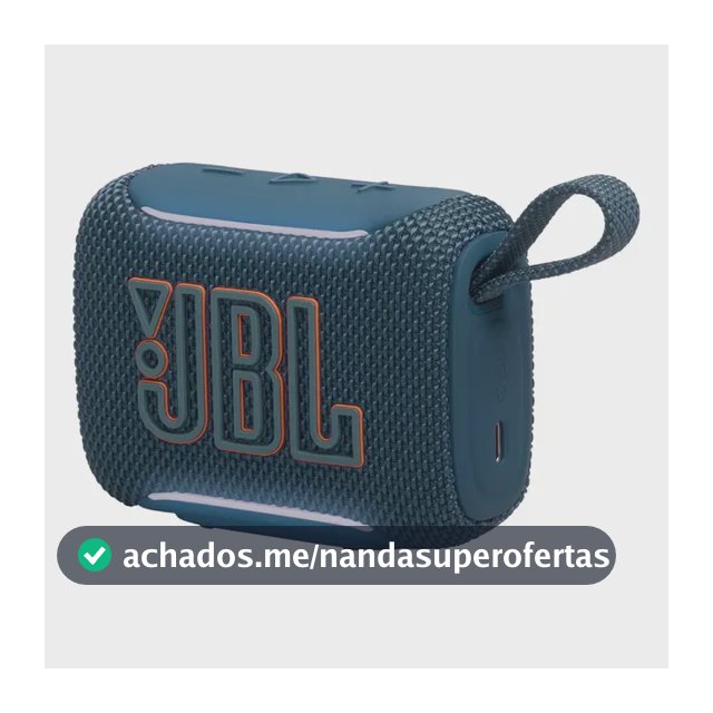 Caixa de som portátil com Bluetooth JBL GO5 - Azul