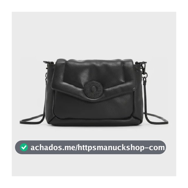 Bolsa Tiracolo Colcci Feminina Poliuretano 090.01.11415 Preto Liso