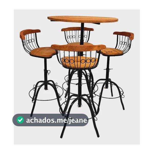 -jogo Bistrô Melhor Preço Só Esta Semana Restaurante Frances Marrom Preto