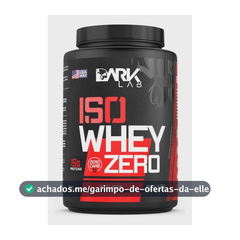 Whey Isolado Zero Carb 900g Natural - Dark Lab (Low Carb)