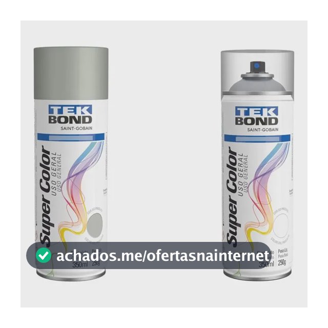 Kit Primer Cinza E Verniz Incolor Fosco Tekbond 350ml