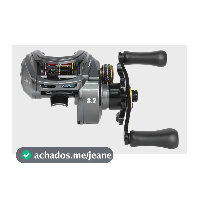 Carretilha Kawana Lite- Drag 7,5kg Alarme Sonoro- Cor Cinza-escuro Lado Da Manivela Esquerdo