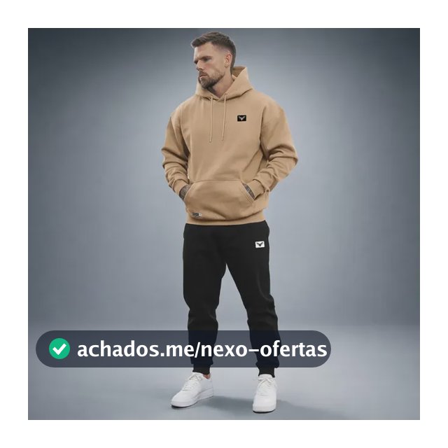 Conjunto De Moletom Polo Calça + Blusa De Frio Kit Masculino