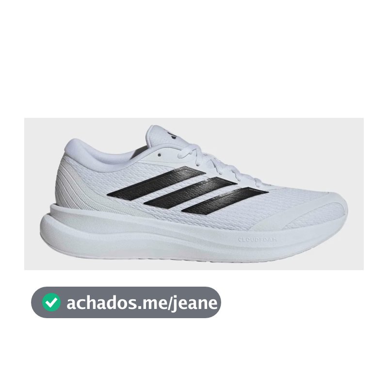 Tênis De Corrida Masculino Runfalcon 6 Cloudfoam adidas Branco Liso 41 Br