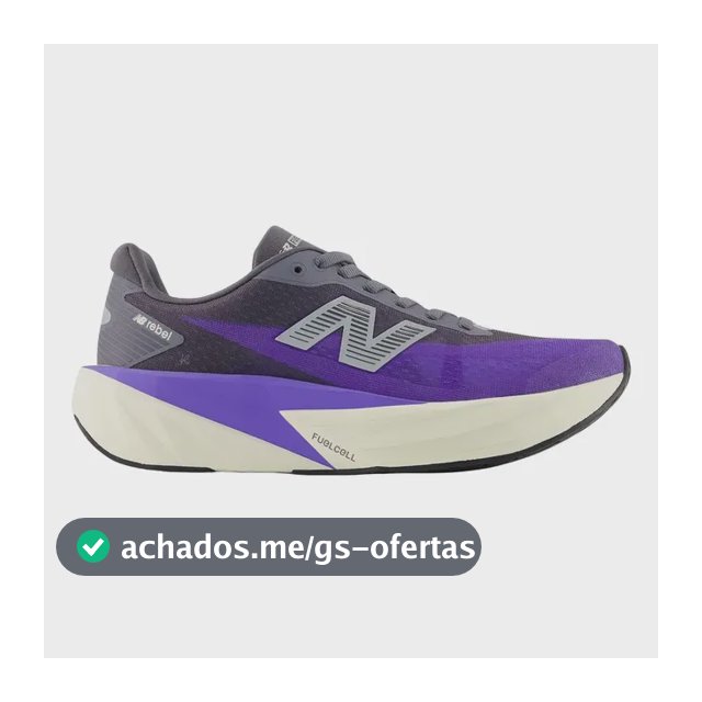 Tênis New Balance Rebel V5 Feminino Original Corrida Roxo/preto Liso 36