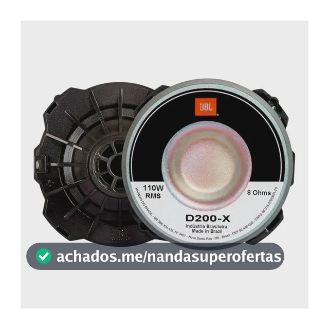 Driver Jbl Selenium D200x 110w Rms 8 Ohms Fenólico Original