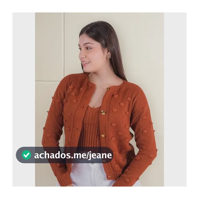 Blusa Casaco Frio Cardigan Feminino Manga Tricot Inverno