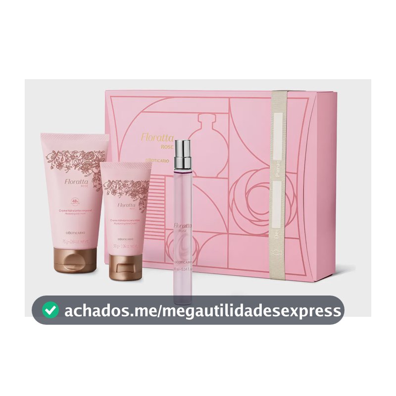 Kit Presente Floratta Rose (3 Itens) Boticário
