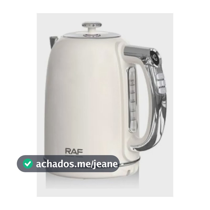 Jarra Elétrica Raf Retrô 2 Litros Digital Branco Gelo Branco Gelo 220v