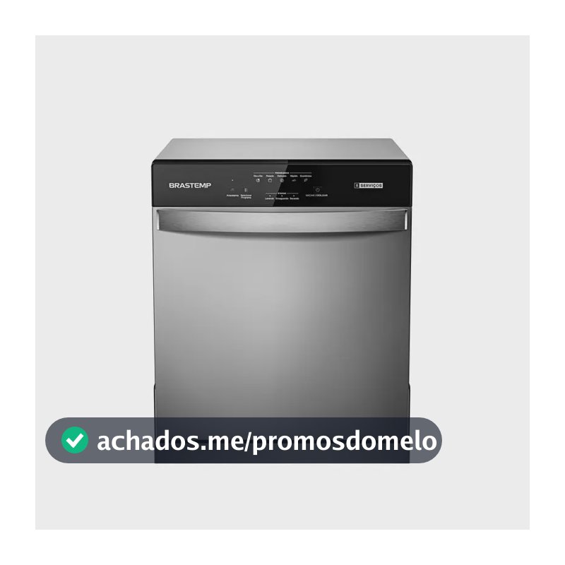 Lava-Louças Brastemp 8 Serviços Inox - BLF08BS
