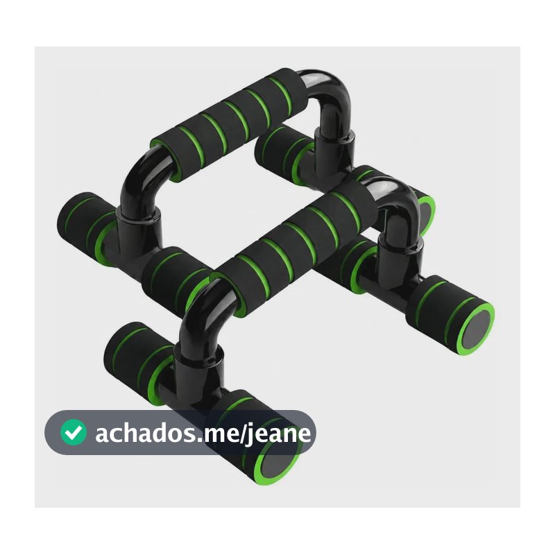 Barra De Chão Apoio Para Flexão Ergonômicas Exercício Fitness