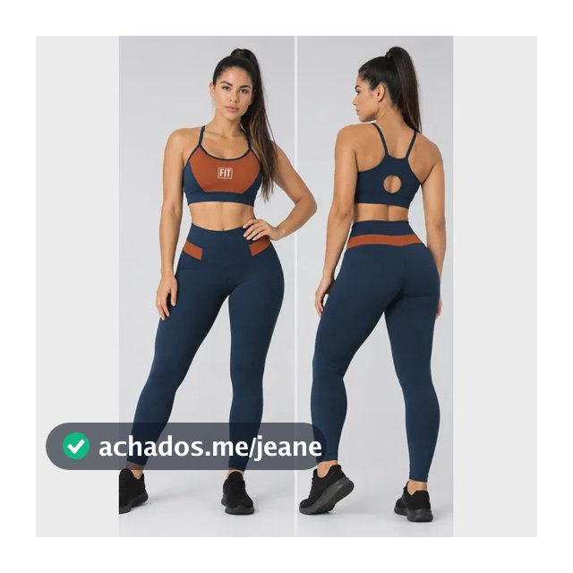 Conjunto Blackout Zero Transparência Legging E Top Modelador