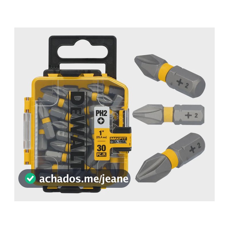 Kit Bits Parafusar Phillips 30pcs Maxfit Dwa1ph2umf30 Dewalt