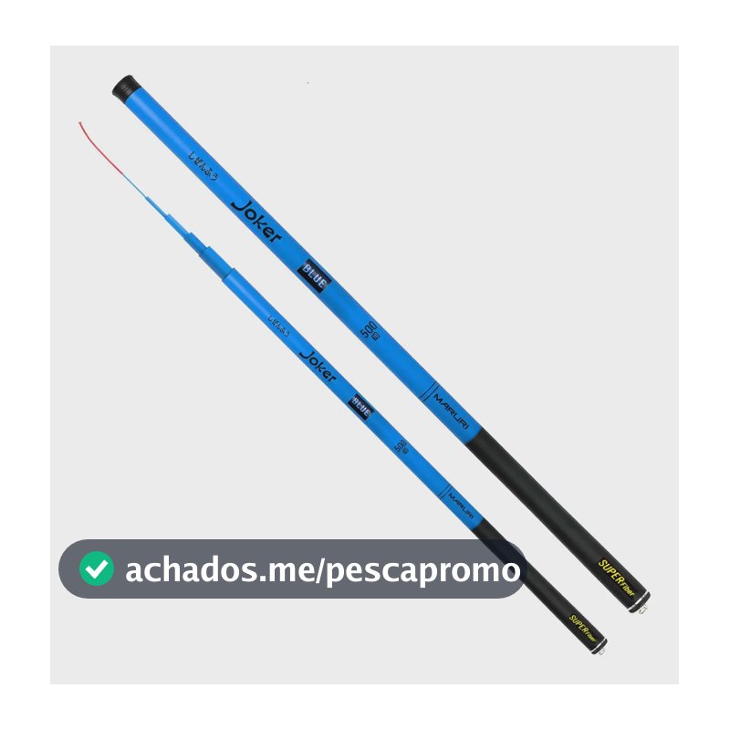 Vara Pesca Telescópica Maruri Joker 2,70m Cor Blue