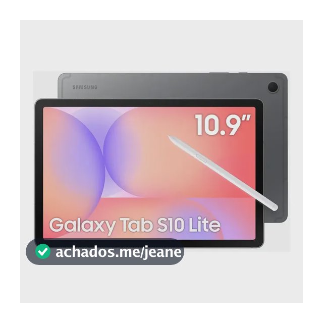 Tablet Samsung Galaxy Tab S10 Lite Wifi, 256gb, 8gb Ram, Tela 10.9 , S Pen E Capa Smartbook Cover Inclusas