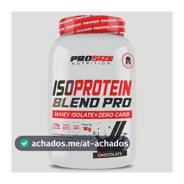 Iso Protein Blend Pro 1kg Proteína Definição Recuperação Chocolate