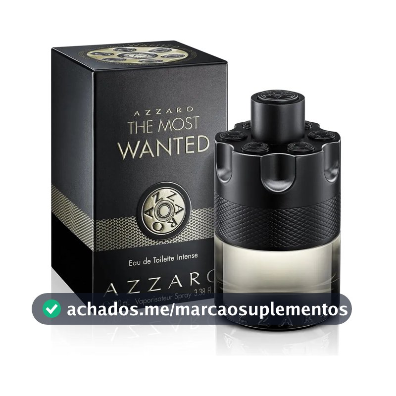 Fragrância Masculina Azzaro The Most Wanted Eau De Toilette Intense 100ml