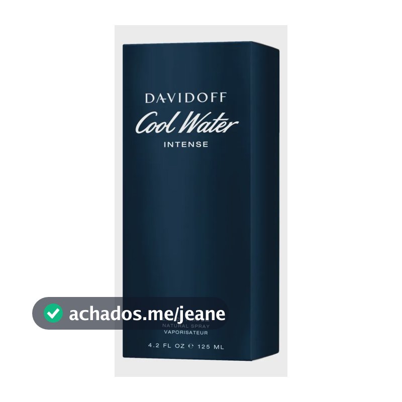 Perfume Cool Water Intense Edp Masculino 125 Ml Davidoff
