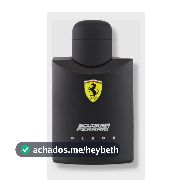 Perfume Ferrari Black Masculino Edt - 125ml