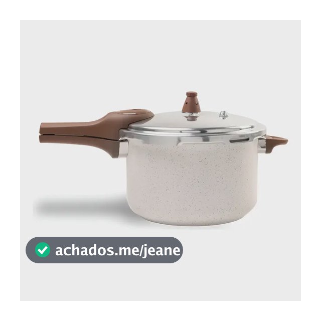 Panela Pressao Brinox Ceramic Pressure Indução 6,8l Vanilla