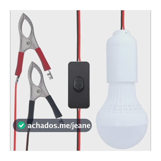 Luz Luminária Pendente Emergência Automotivo 12v Com Led 5w