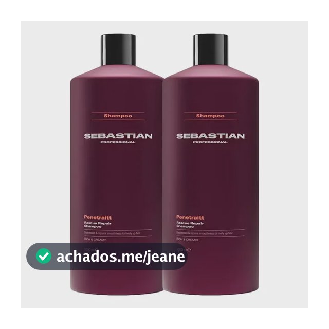 Kit Sebastian Penetraitt Shampoo 1lt + Condicionador 1lt