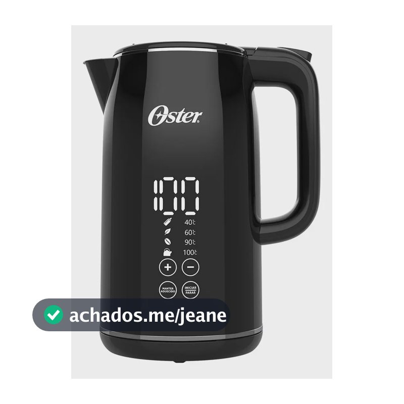 Chaleira Digital Oster 1,7l Com Controle De Temperatura