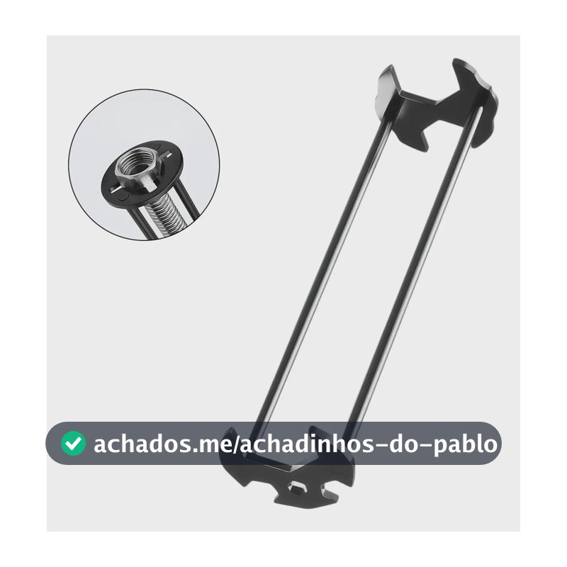 Chave De Bacia Multifuncional Para Pia Torneira Tudo Em 1 Preto 6 Em 1+1/2