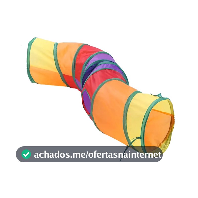 Túnel Colorido Para Pets - Gato, Cachorro, Coelho