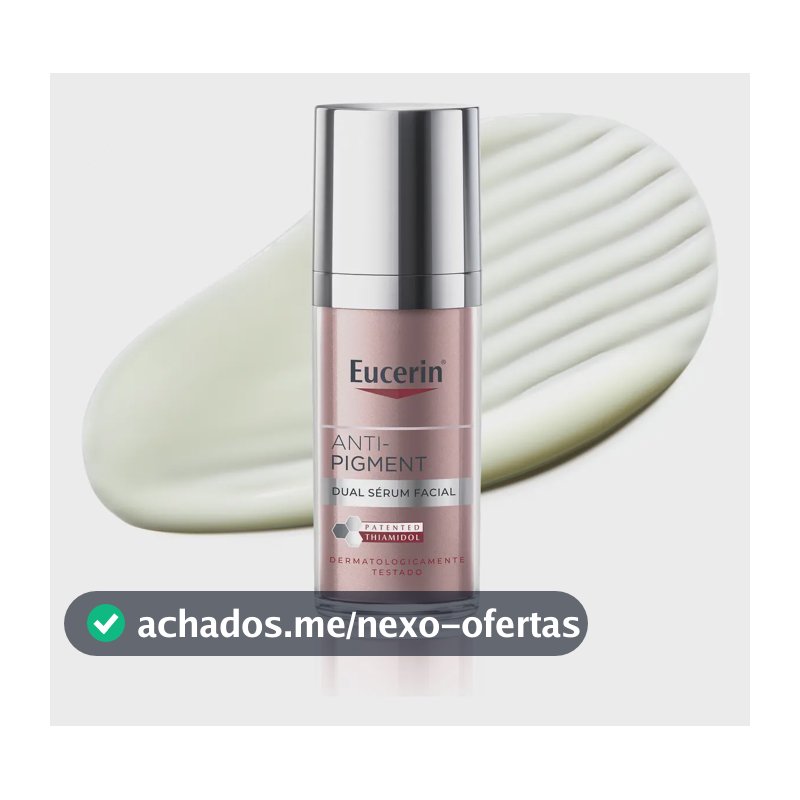 EUCERIN Dual Sérum Facial Antimanchas e Anti-idade 30ml, Anti-Pigment, Clareador, Thiamidol, Ácido Hialurônico