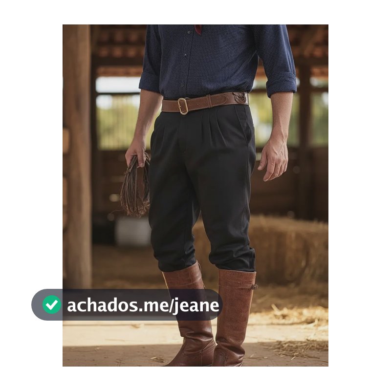 Calça Bombacha Gaúcho Rodeio Masculina Sarja Brim Promoção