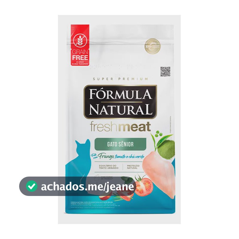 Formula Natural Fresh Meat Gato Senior 7+ Frango 10,1kg