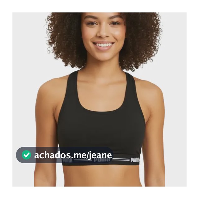 Top Puma Nadador Feminino Sem Bojo Algodão Fitness Academia